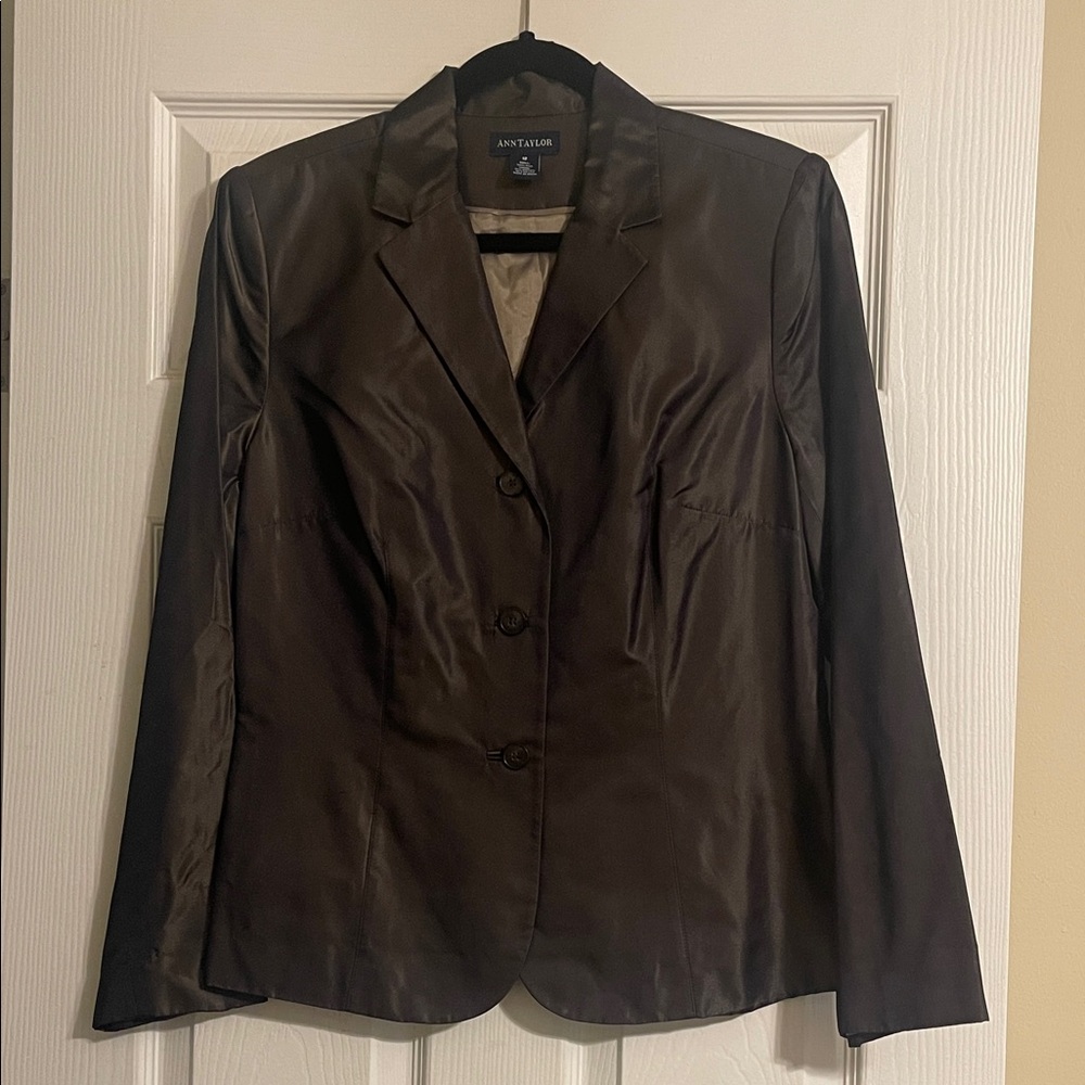 Ann Taylor Women's Dark Brown Blazer